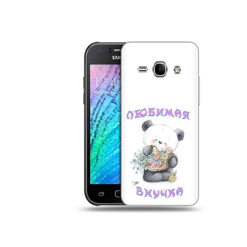 

Чехол MyPads Tocco для Samsung Galaxy J1 Любимая внучка (PT12095.602.110), Прозрачный, Tocco