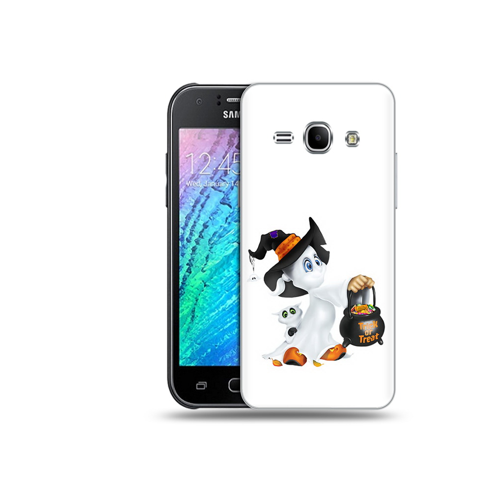 

Чехол MyPads Tocco для Samsung Galaxy J1 Маленький призрак (PT12095.602.113), Прозрачный, Tocco