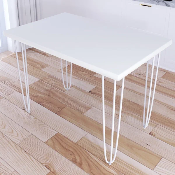 

Стол кухонный Solarius Loft металл-дерево 90x70х75, белый с белыми ножками-шпильками, Loft металл-дерево 90x70х75