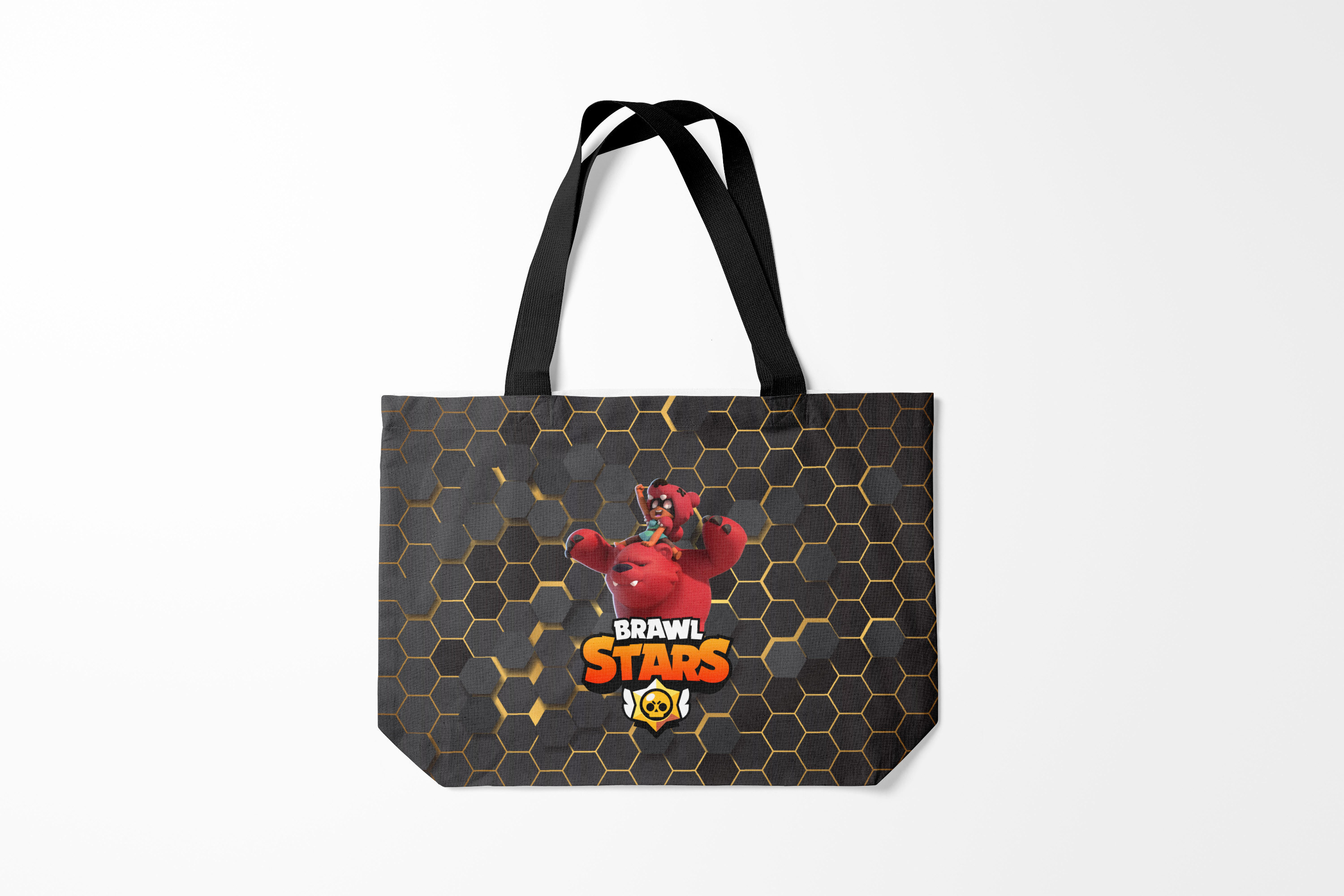 

Сумка шoппер унисекс Burnettie Brawl Stars Nita, черный, Brawl Stars Nita