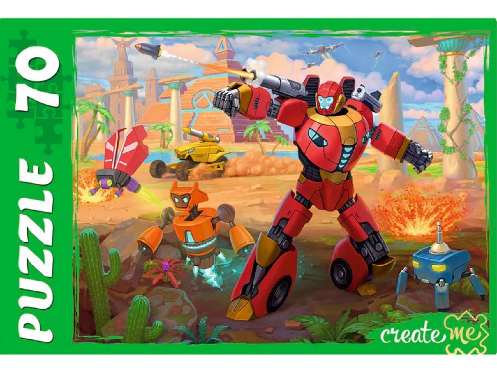 

Пазлы Рыжий кот мир трансформеров 29 70 элементов