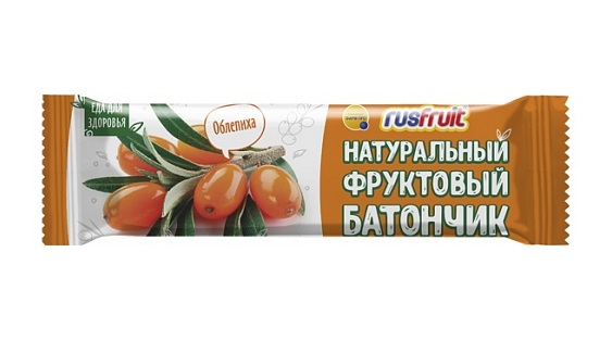 фото Батончик фруктовый rusfruit облепиха 30 г