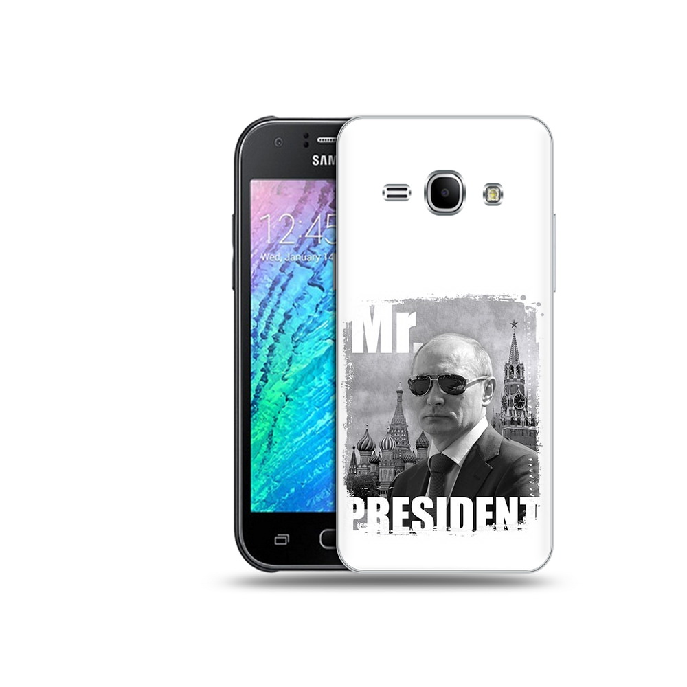 

Чехол MyPads Tocco для Samsung Galaxy J1 Путин (PT12095.602.141), Прозрачный, Tocco