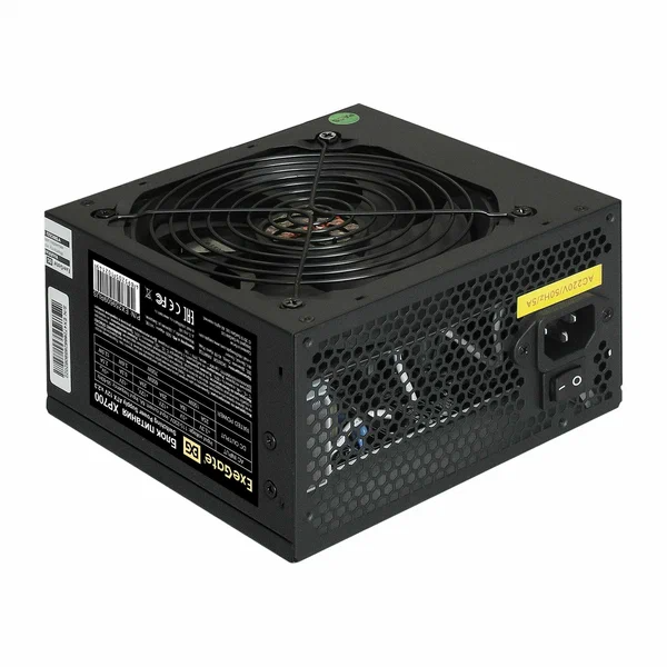 

Блок питания ExeGate XP700 700W (EX259609 RUS), Чёрный, XP700