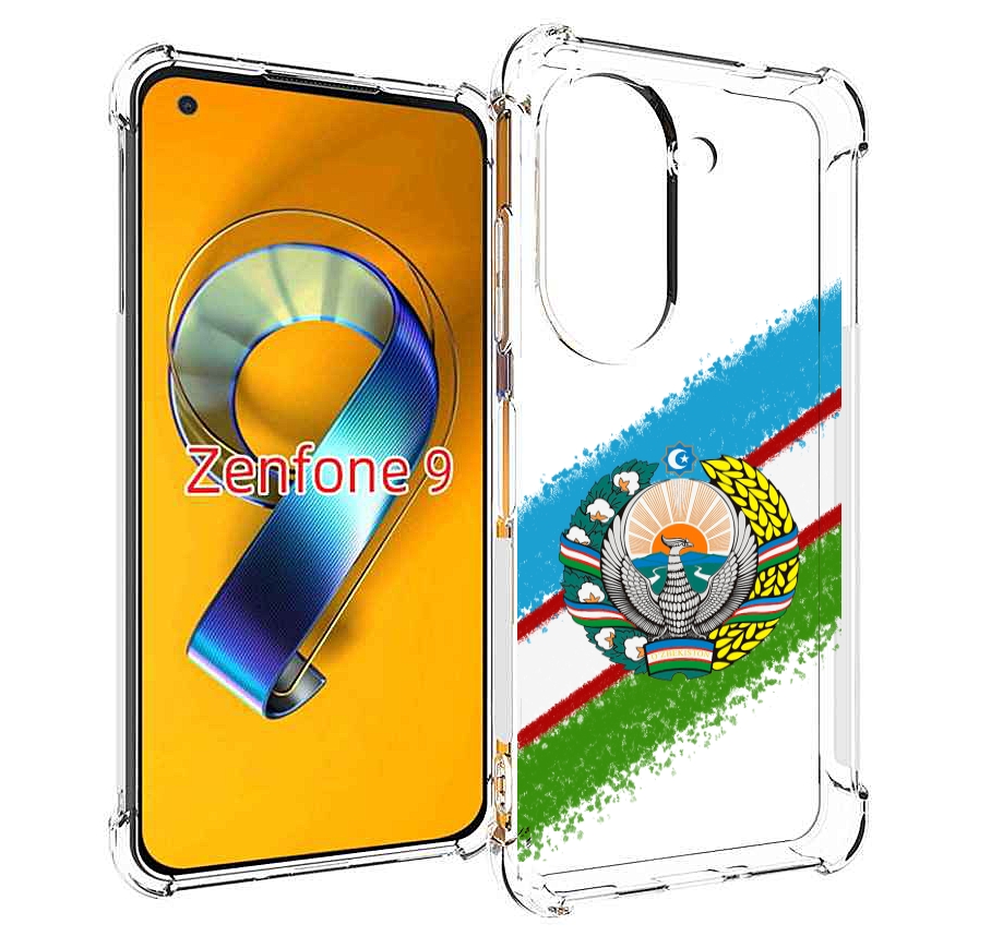 

Чехол MyPads Герб флаг Узбекистана для Asus Zenfone 9 (AI2202), Прозрачный, Tocco