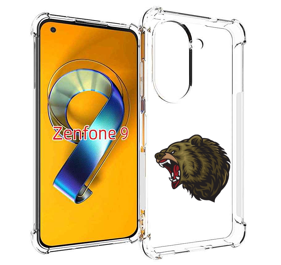

Чехол MyPads Голова-медведь для Asus Zenfone 9 (AI2202), Прозрачный, Tocco
