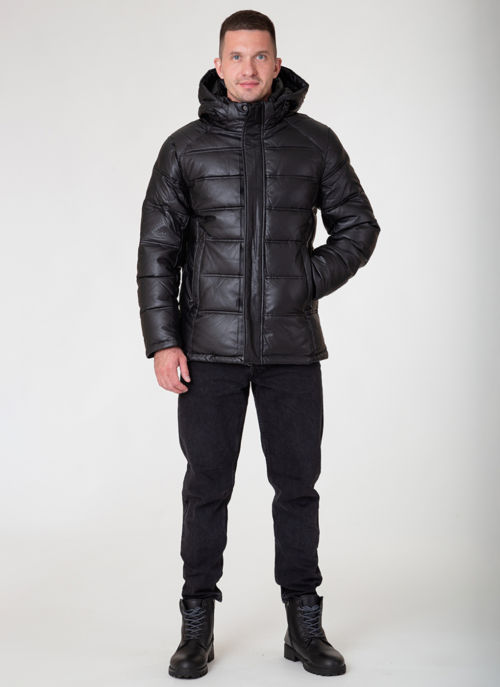 

Пуховик мужской WINTERRA 57010 черный 48 RU, 57010