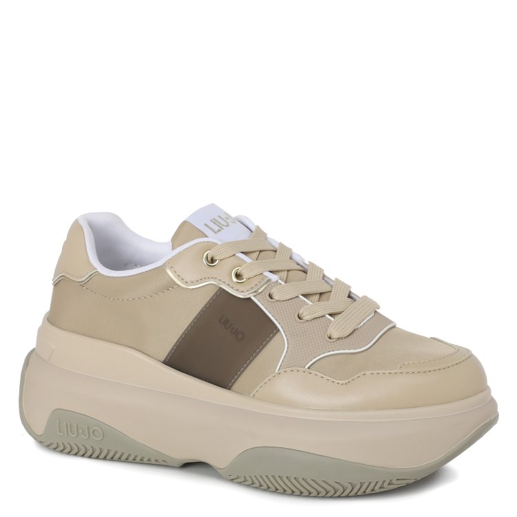 

Кроссовки женские Liu Jo BF2141 бежевые 36 EU, Бежевый, BF2141