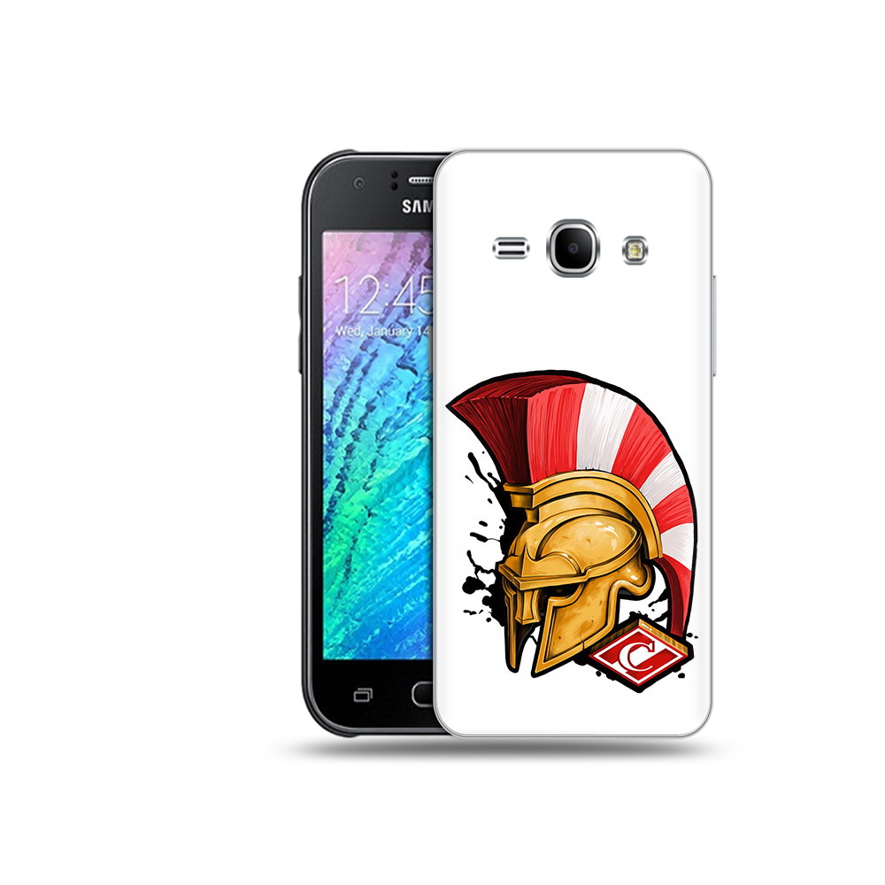 

Чехол MyPads Tocco для Samsung Galaxy J1 ФК спартак шлем (PT12095.602.185), Прозрачный, Tocco