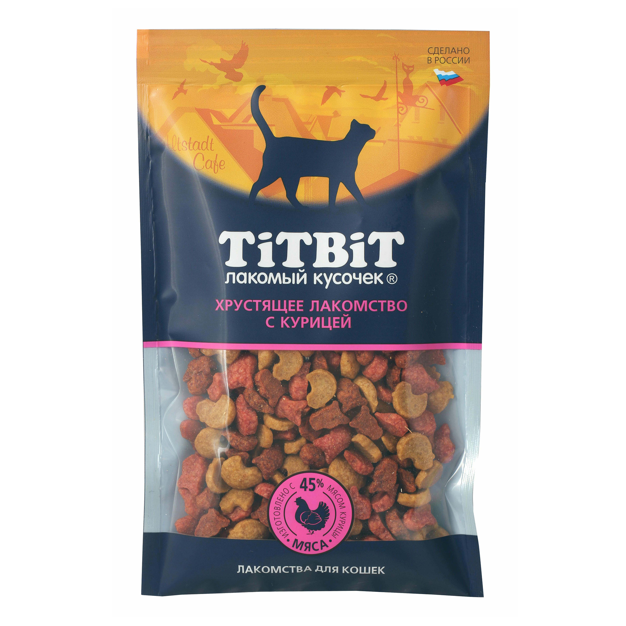 

Лакомство для кошек TiTBiT с курицей 60 г