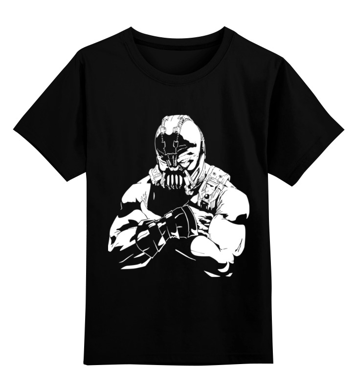 

Футболка детская Printio Bane - dark knight цв. черный р. 152, Bane - dark knight