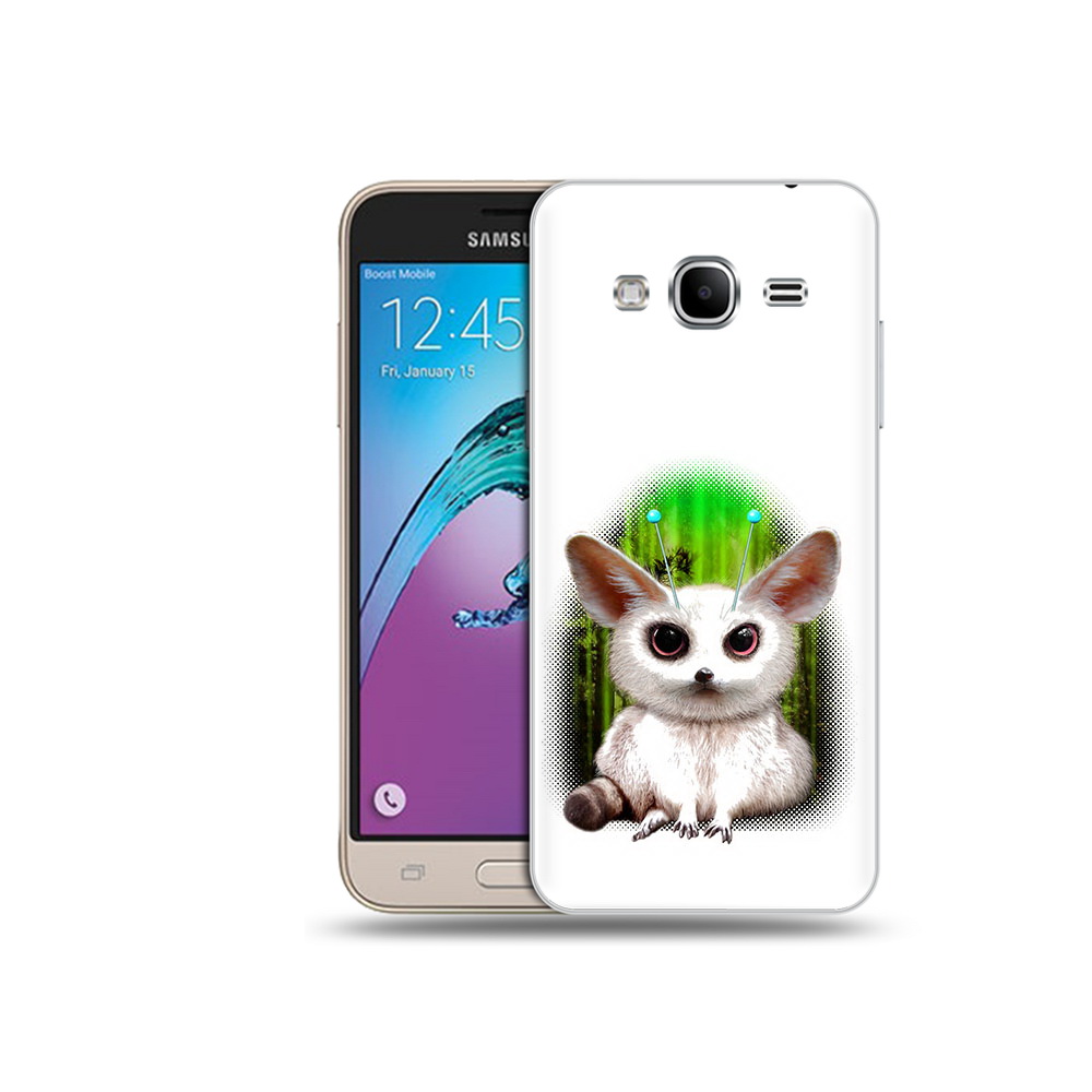 

Чехол MyPads Tocco для Samsung Galaxy J3 (2016) пушистое животное (PT29089.580.560), Прозрачный, Tocco