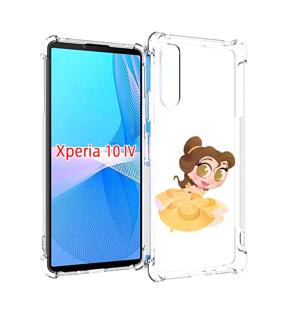 

Чехол MyPads мини-принцесса женский для Sony Xperia 10 IV (10-4), Прозрачный, Tocco