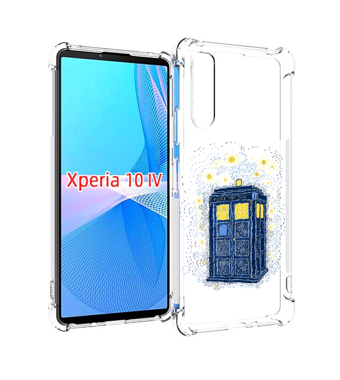 

Чехол MyPads будка рисунок для Sony Xperia 10 IV (10-4), Прозрачный, Tocco