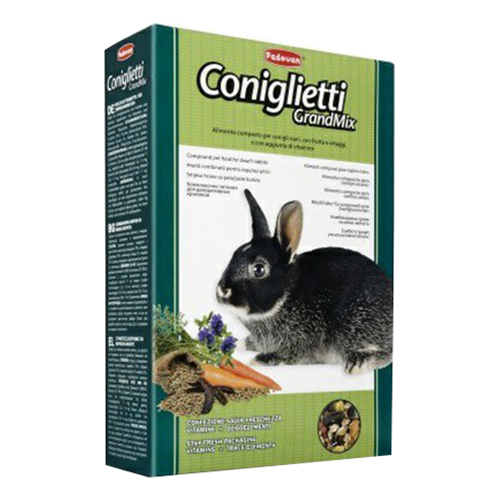 

Сухой корм для декоративных кроликов Padovan Grandmix Coniglietti, 850 г, Grandmix