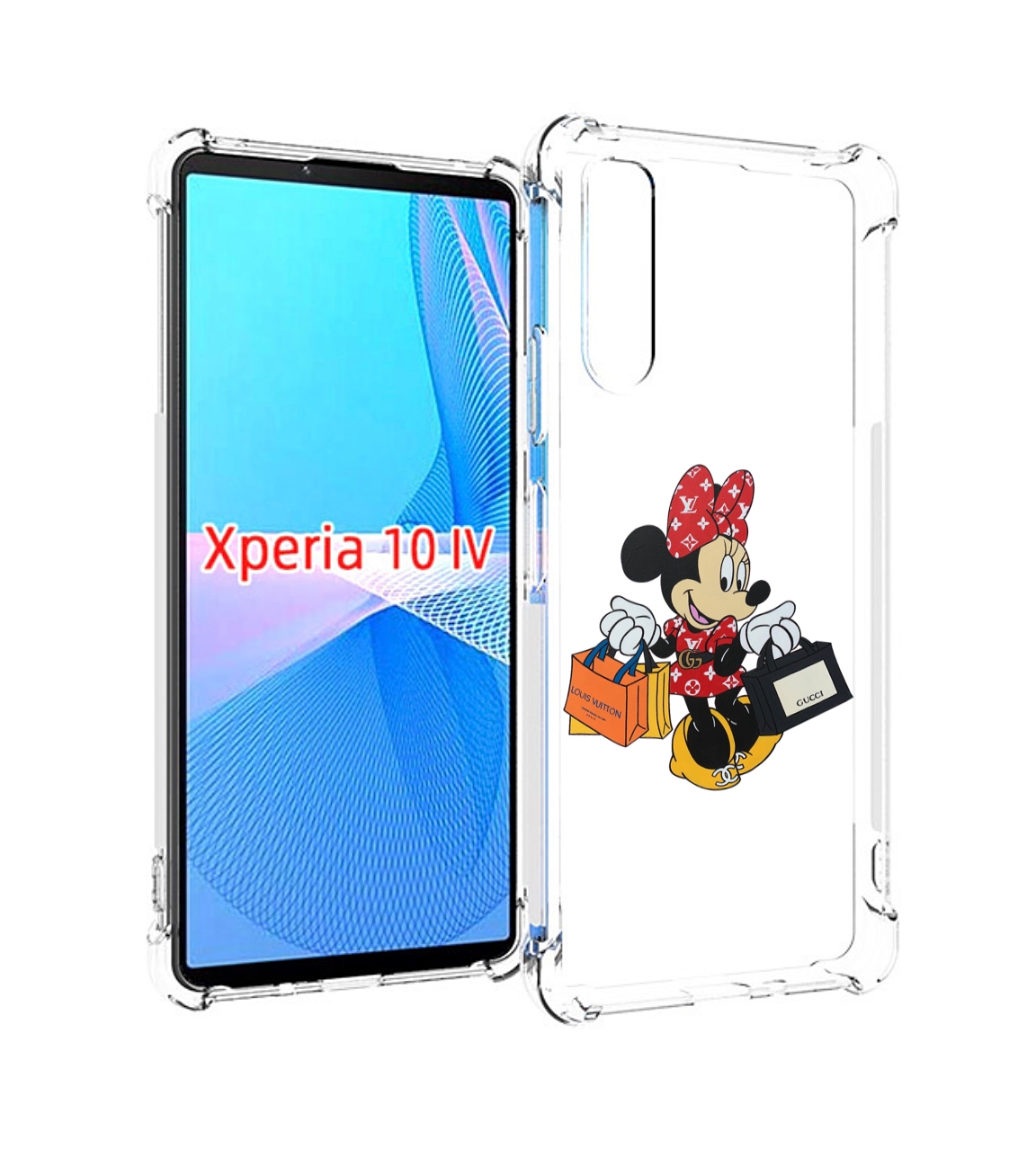 

Чехол MyPads модная-девочка-из-микки-мауса женский для Sony Xperia 10 IV (10-4), Прозрачный, Tocco