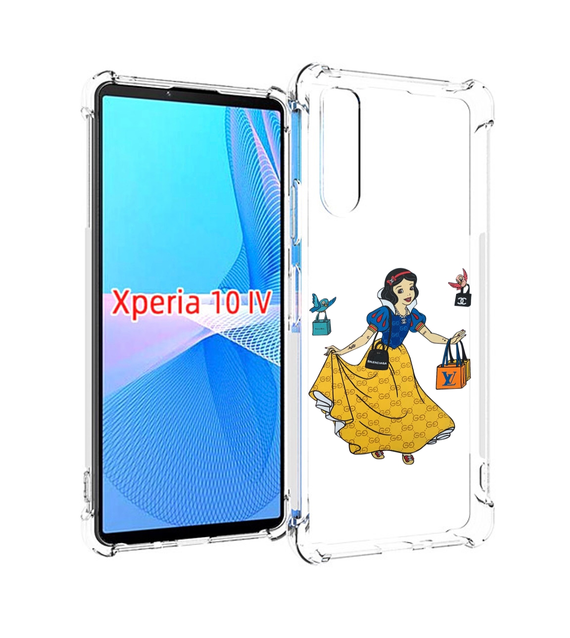 

Чехол MyPads модная-принцесса женский для Sony Xperia 10 IV (10-4), Прозрачный, Tocco