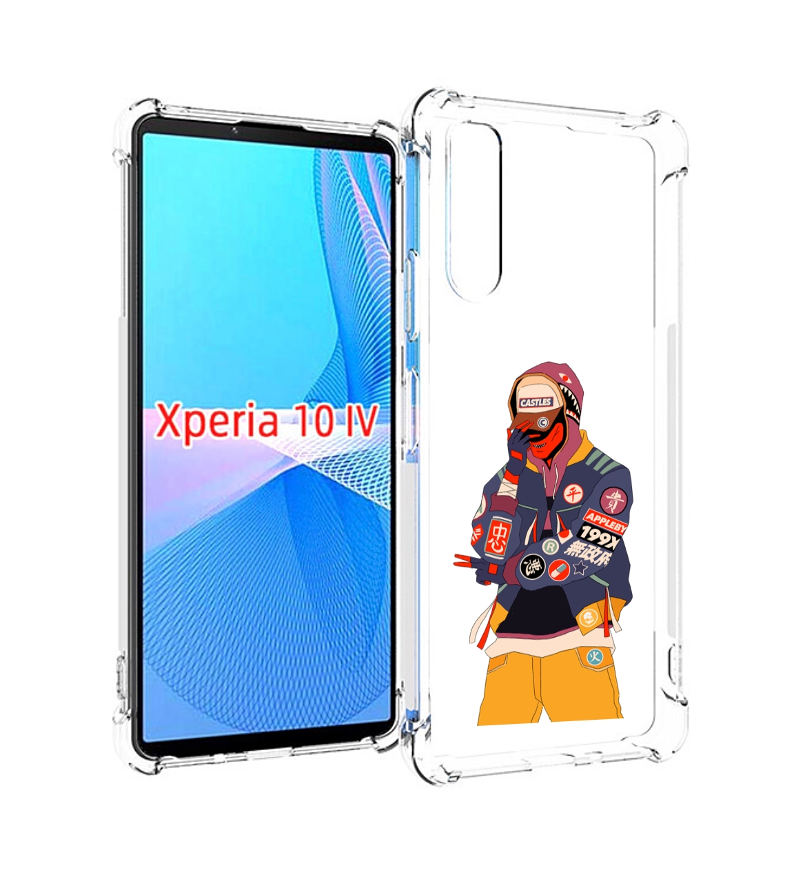 

Чехол MyPads модник для Sony Xperia 10 IV (10-4), Прозрачный, Tocco