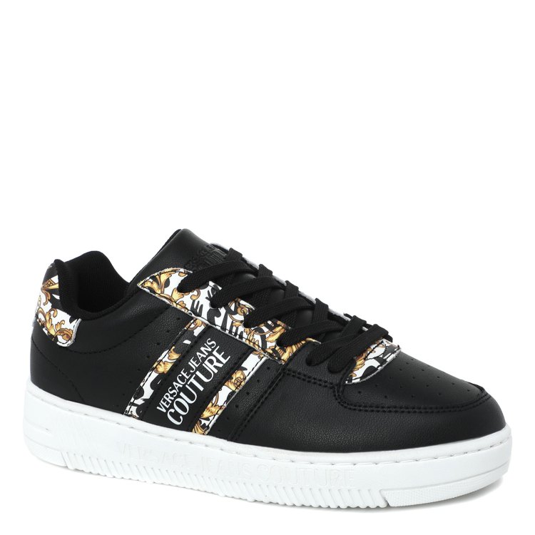

Кеды женские Versace Jeans Couture 73VA3SJ7 черные 39 EU, 73VA3SJ7