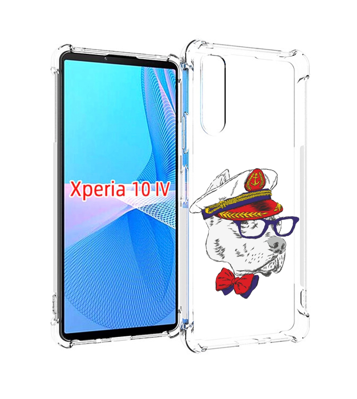 

Чехол MyPads бульдог для Sony Xperia 10 IV (10-4), Прозрачный, Tocco