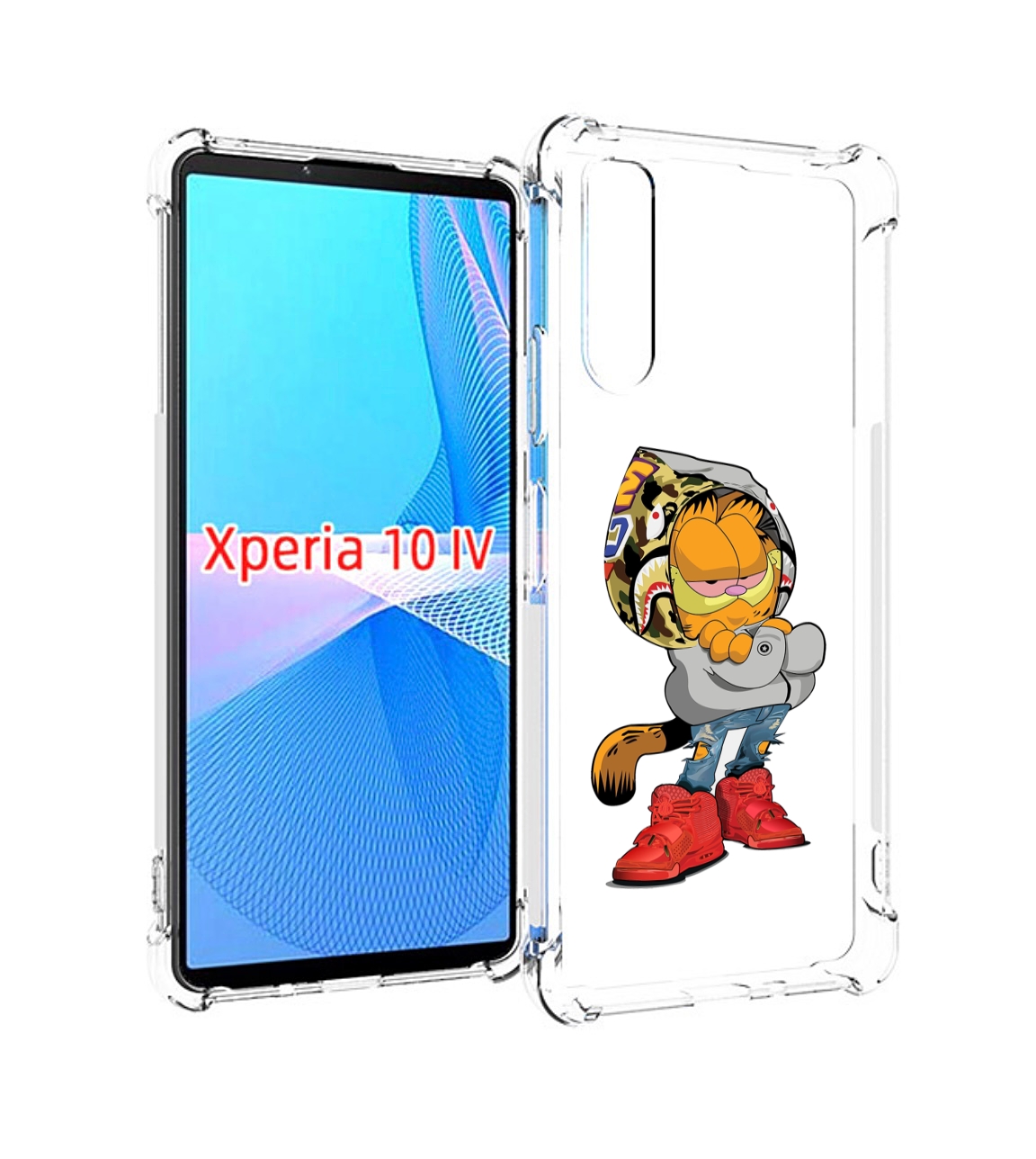 

Чехол MyPads модный-котяра детский для Sony Xperia 10 IV (10-4), Прозрачный, Tocco
