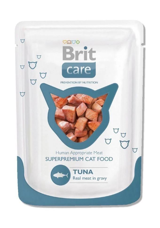 фото Влажный корм для кошек brit care , тунец, 24шт, 80г