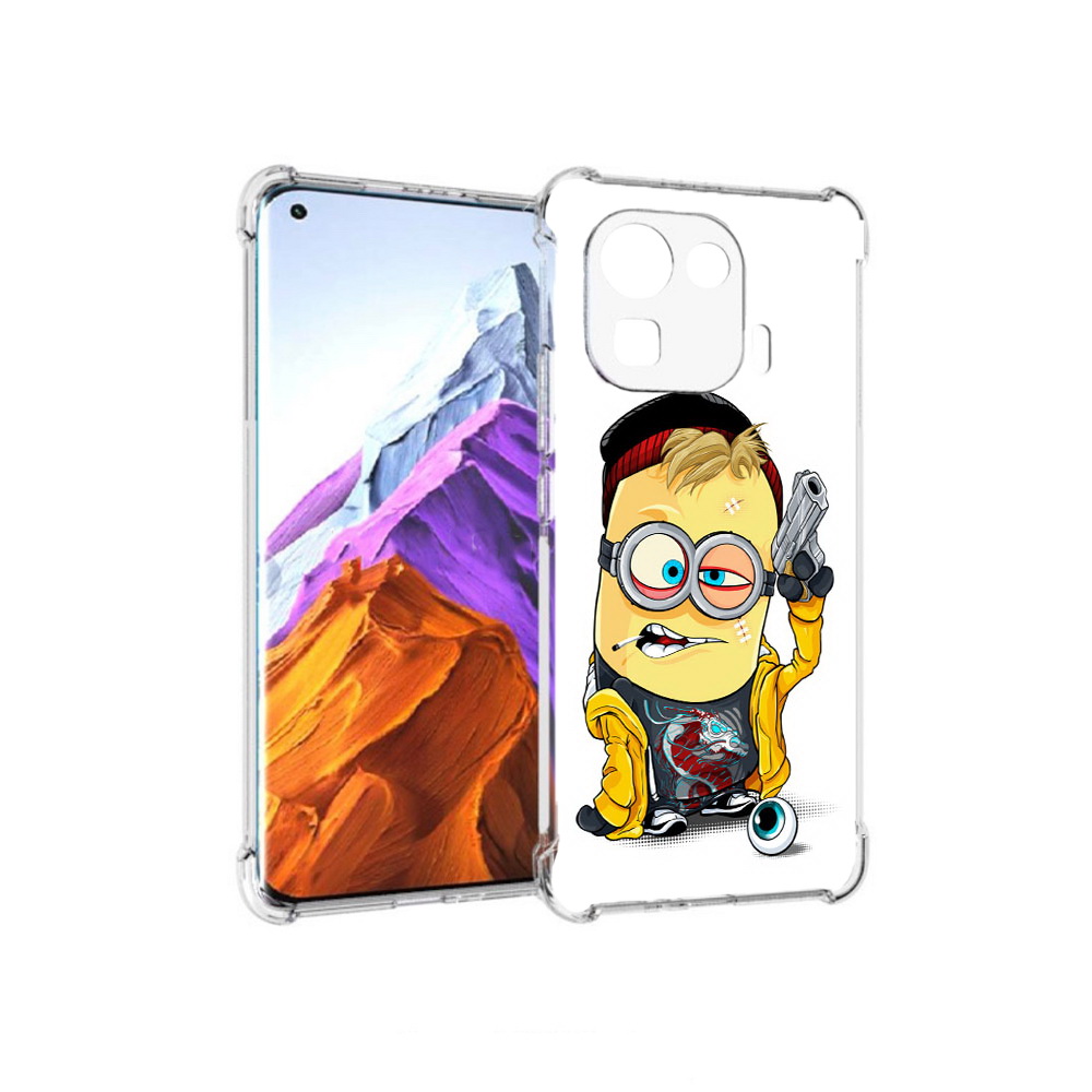 

Чехол MyPads Tocco для Xiaomi 11 Pro миньон бандит (PT144585.286.475), Прозрачный, Tocco