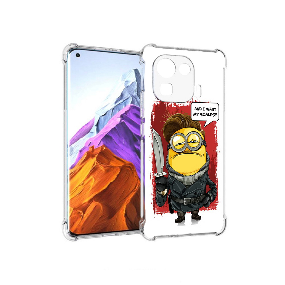 

Чехол MyPads Tocco для Xiaomi 11 Pro миньон убийца (PT144585.286.477), Прозрачный, Tocco