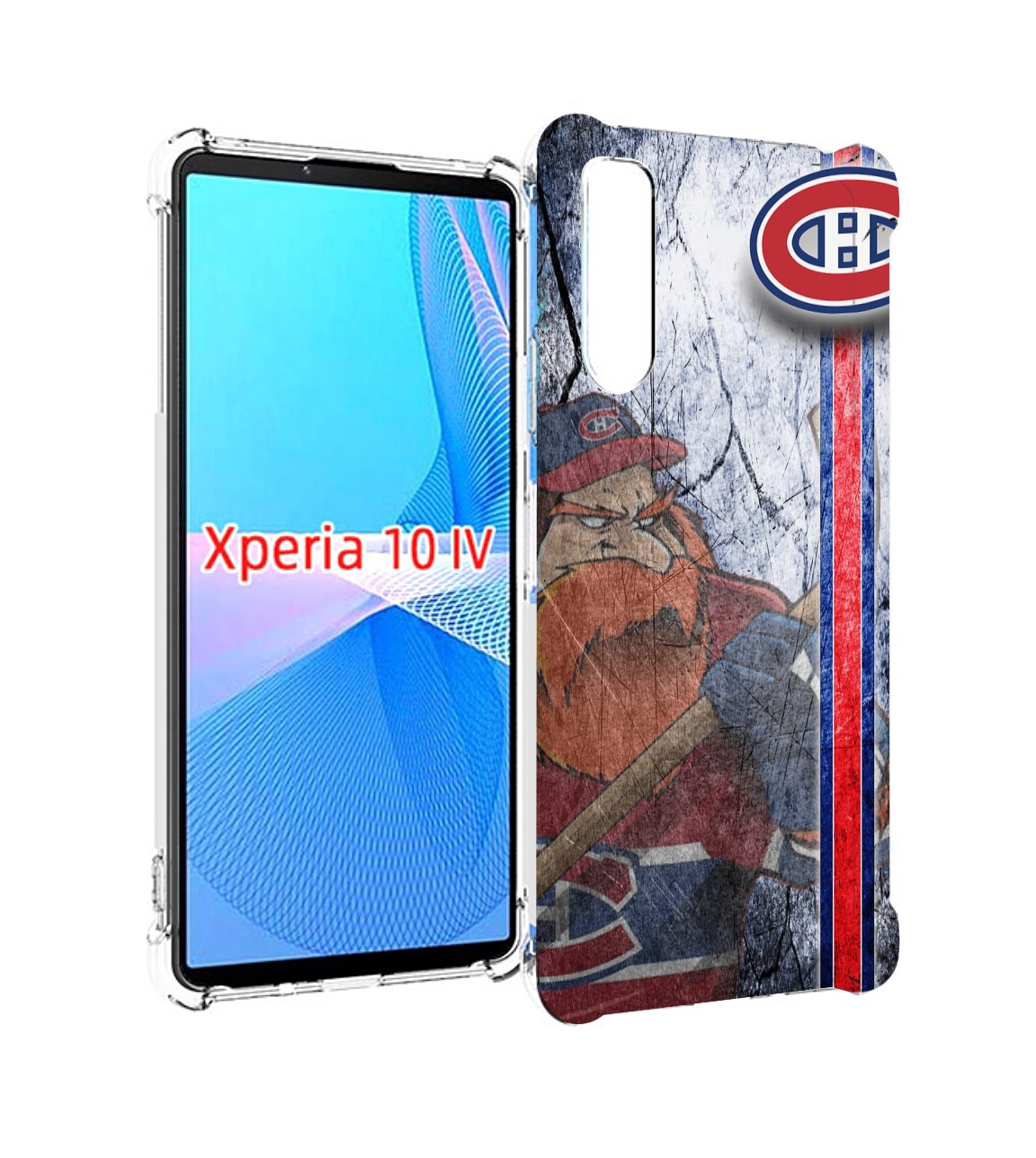 

Чехол MyPads монреаль канадиенс для Sony Xperia 10 IV (10-4), Прозрачный, Tocco
