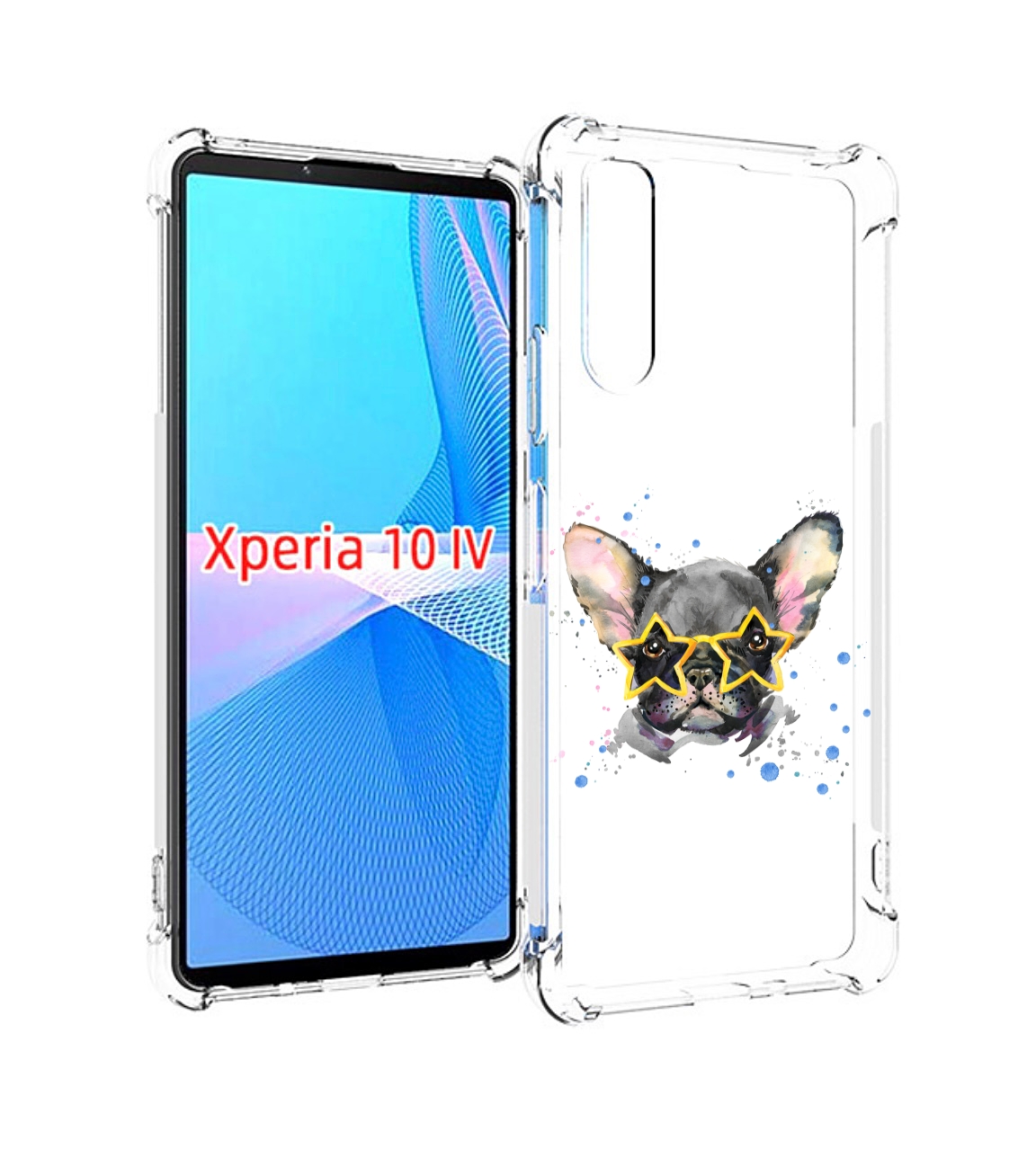 

Чехол MyPads буля в очках для Sony Xperia 10 IV (10-4), Прозрачный, Tocco
