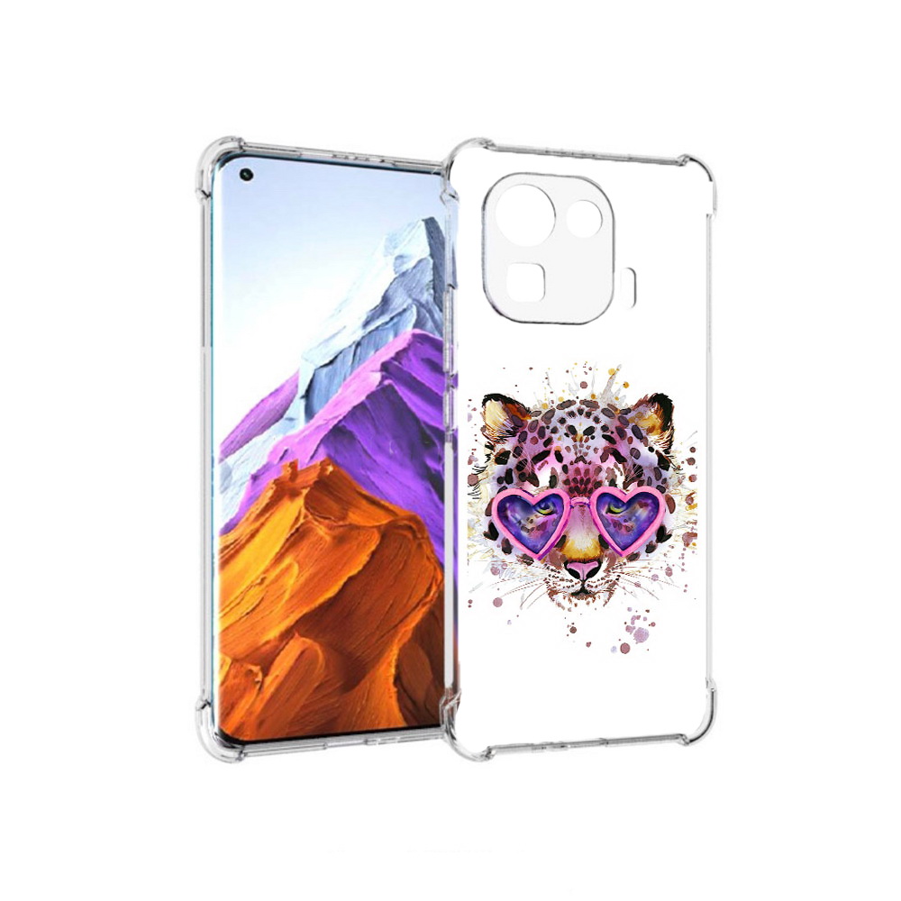 

Чехол MyPads Tocco для Xiaomi 11 Pro модный леопард (PT144585.286.480), Прозрачный, Tocco