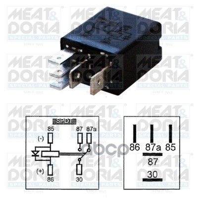 Реле (5pin/20/10a) Universal Meat&Doria 73232304 MEAT & DORIA арт. 73232304