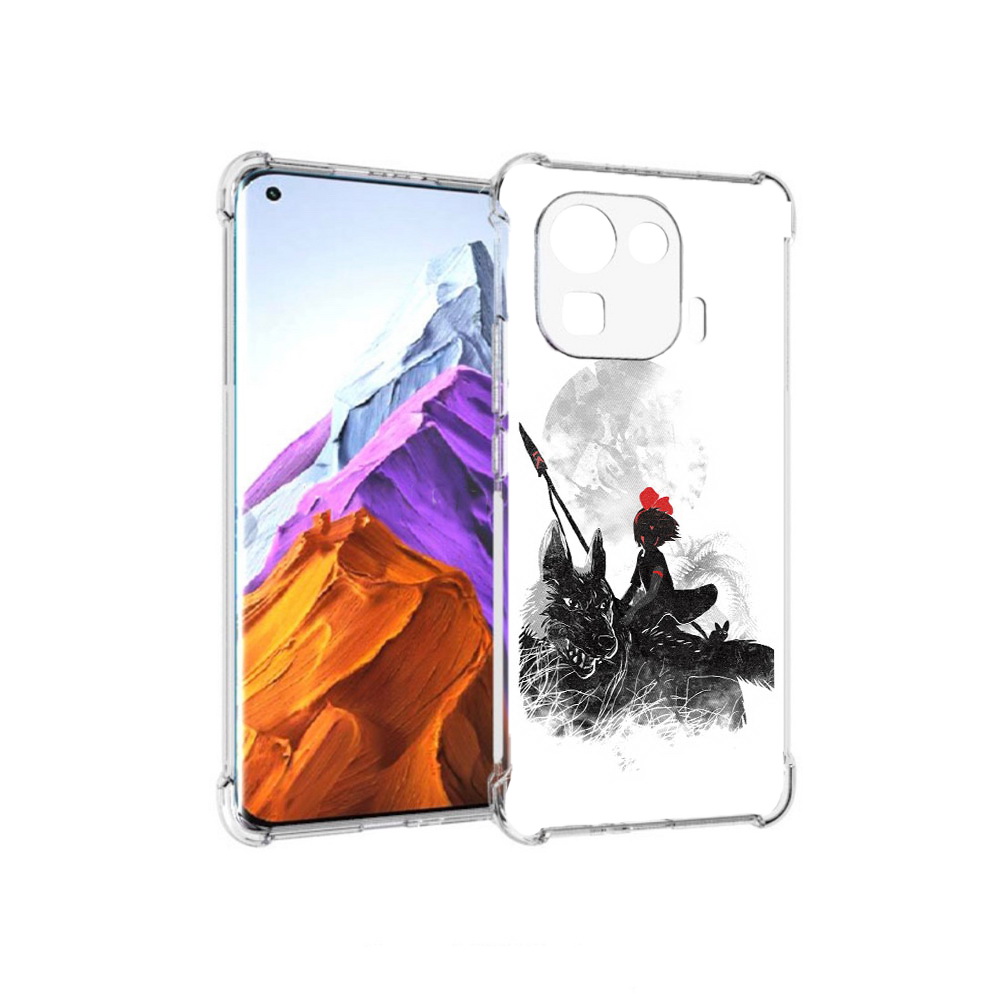 

Чехол MyPads Tocco для Xiaomi 11 Pro мононоке (PT144585.286.481), Прозрачный, Tocco