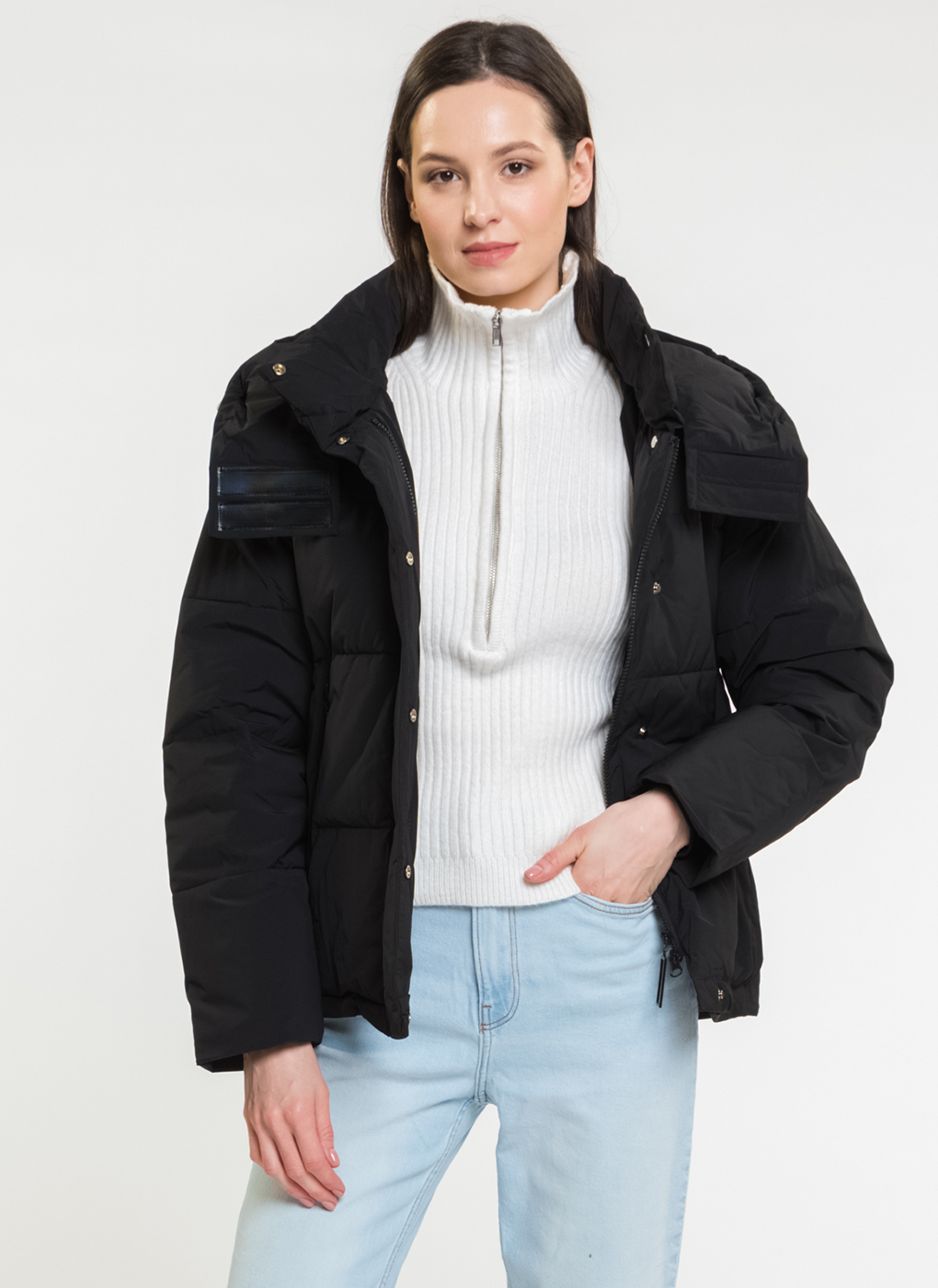 

Куртка женская Amimoda 65874 черная 46 RU, 65874