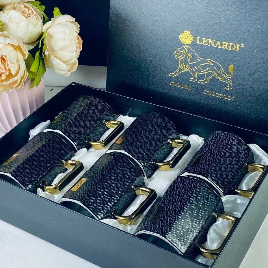 

Набор из 6 кружек 350мл Фарфор Lenardi (195659), 106-328