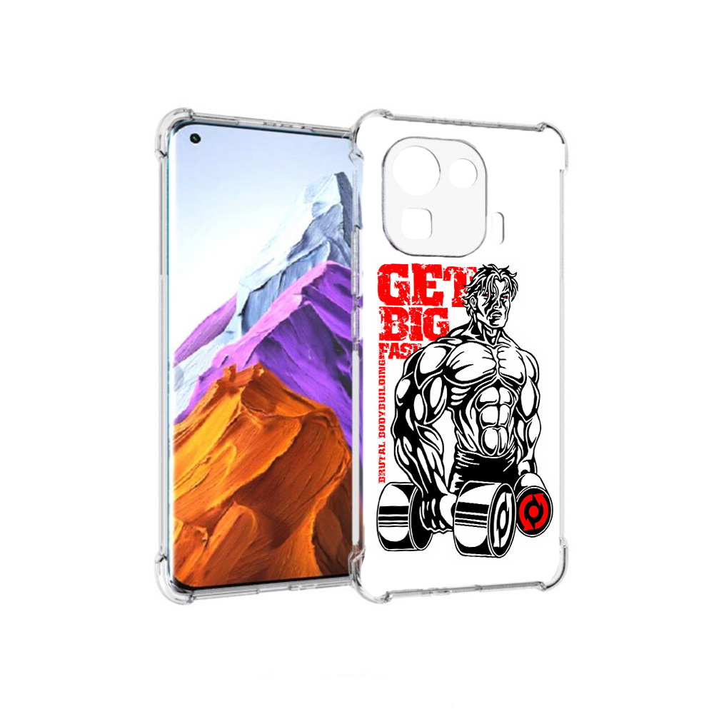 

Чехол MyPads Tocco для Xiaomi 11 Pro накаченное тело (PT144585.286.495), Прозрачный, Tocco