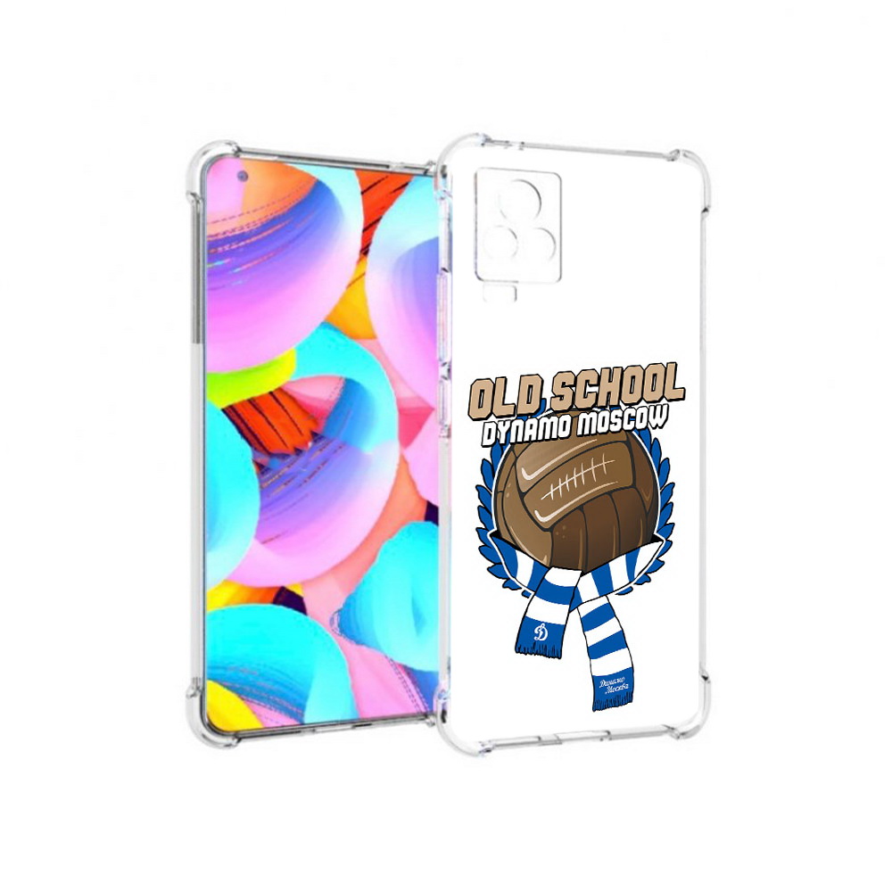 

Чехол MyPads Tocco для Vivo IQOO 7 ФК Динамо олд скул (PT226958.415.176), Прозрачный, Tocco