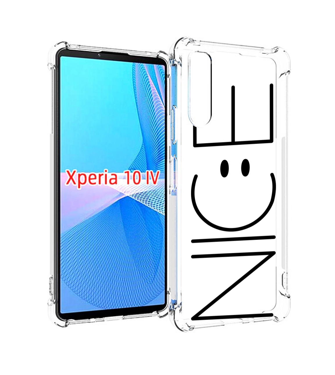 

Чехол MyPads найс-надпись для Sony Xperia 10 IV (10-4), Прозрачный, Tocco