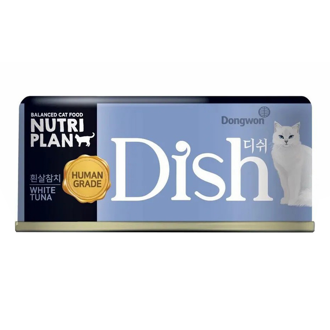 Влажный корм для кошек NUTRI PLAN Dish тунец в бульоне 85 г