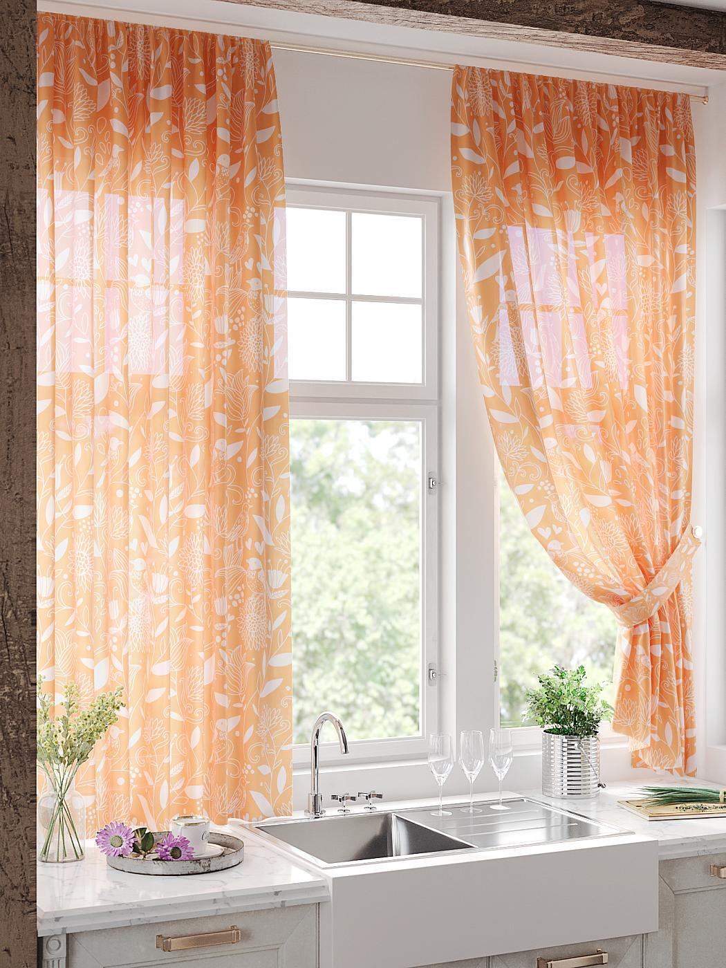 

Комплекты штор AT HOME Каминест высота 180 см, ширина 150 см, Белый, 930724