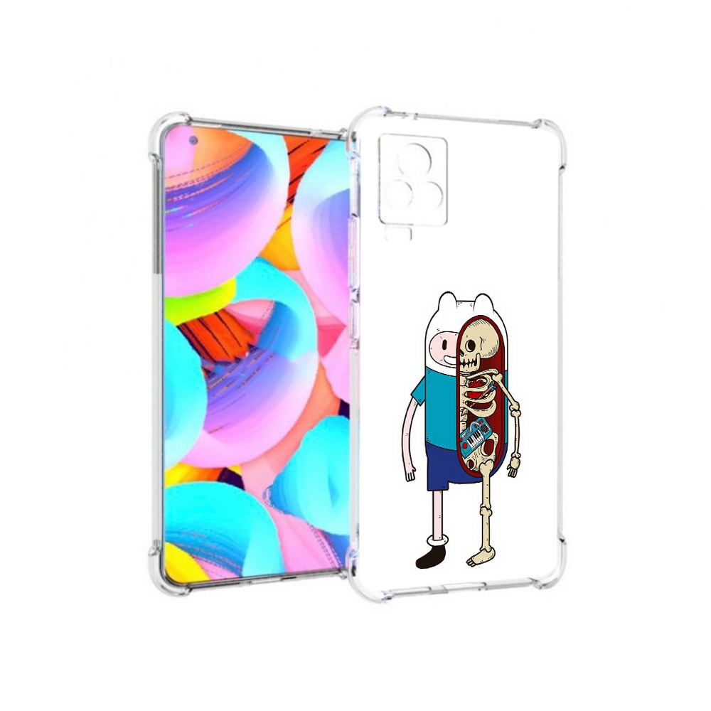 

Чехол MyPads Tocco для Vivo IQOO 7 Финн скелет (PT226958.415.187), Прозрачный, Tocco
