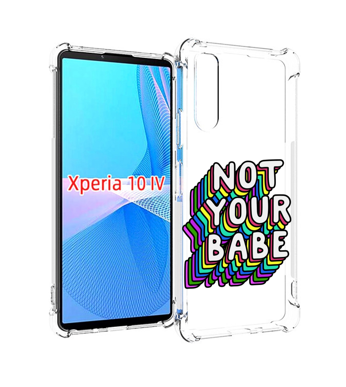 

Чехол MyPads не-твоя-девочка для Sony Xperia 10 IV (10-4), Прозрачный, Tocco