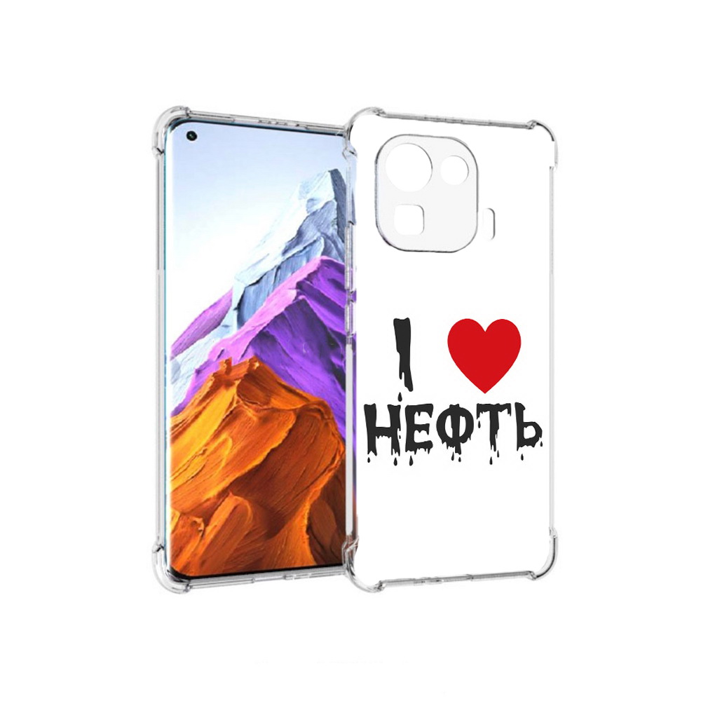 

Чехол MyPads Tocco для Xiaomi 11 Pro нефть (PT144585.286.522), Прозрачный, Tocco