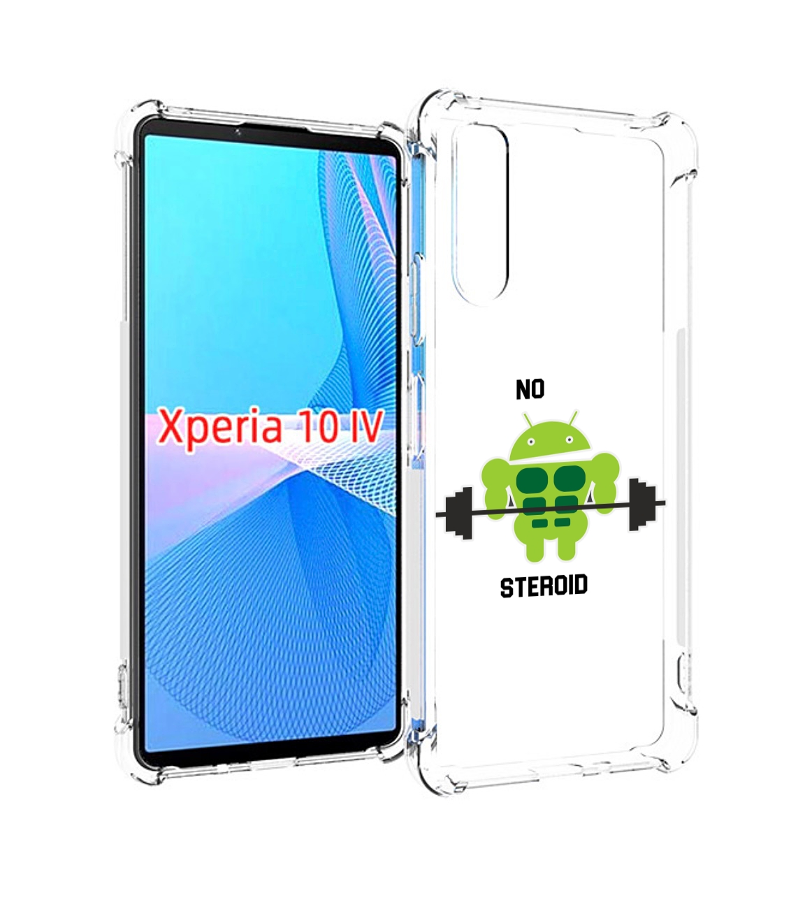 

Чехол MyPads нет-стероидам для Sony Xperia 10 IV (10-4), Прозрачный, Tocco