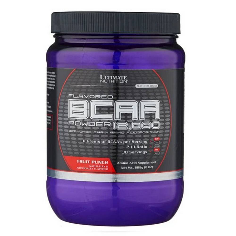 Ultimate Nutrition BCAA 12000 228 г, fruit punch