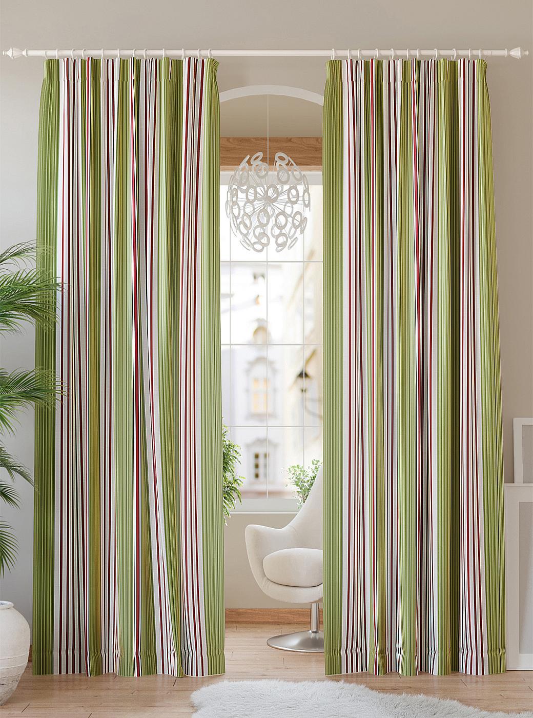 

Комплекты штор AT HOME Мариса высота 260 см, ширина 150 см, Зеленый, 940726