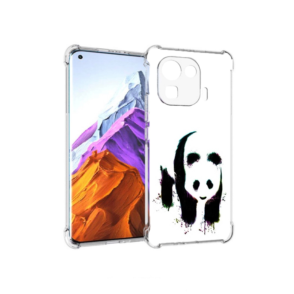 

Чехол MyPads Tocco для Xiaomi 11 Pro панда в акварели (PT144585.286.532), Прозрачный, Tocco