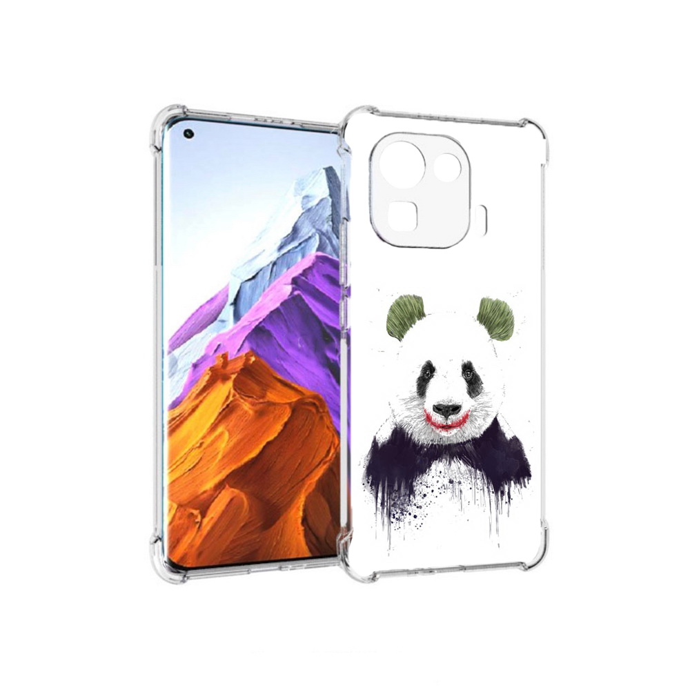 

Чехол MyPads Tocco для Xiaomi 11 Pro панда джокер (PT144585.286.533), Прозрачный, Tocco