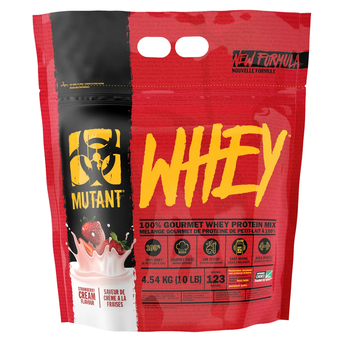 фото Протеин mutant whey, 4540 г, strawberry cream