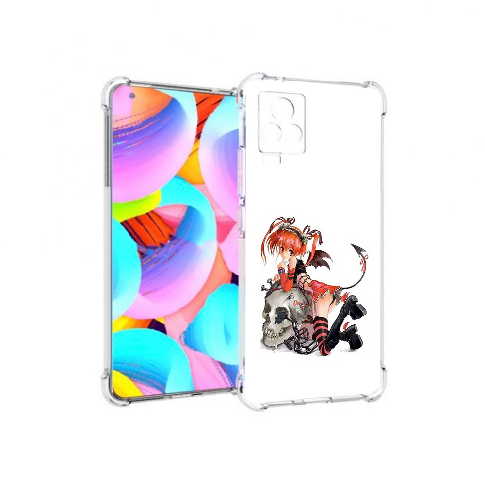 

Чехол MyPads Tocco для Vivo IQOO 7 аниме, Прозрачный, Tocco